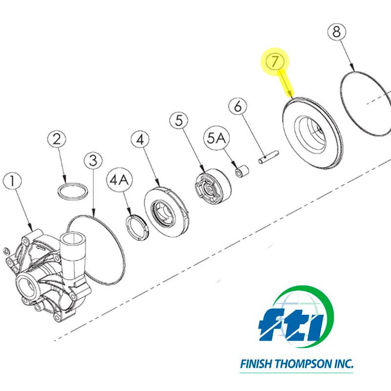 Refacción Finish Thompson 106235-6