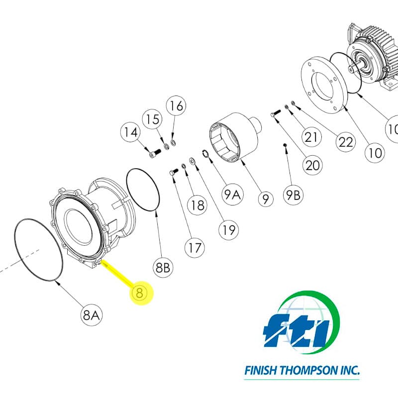 Finish Thompson Motor Adapter 106414-1
